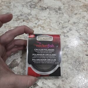 Rocketfish 58mm Circular Polarizer Filter - Black/Red